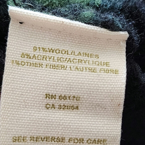 Free People Wool Serape Retro Stripe Black Mini Tunic Dress - Picture 5 of 7